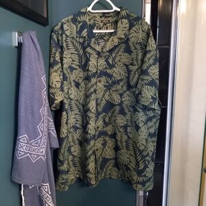 Hawaiian Men's Print Shirt SZ 2XL
